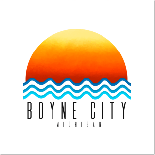 Boyne City Sunset Posters and Art